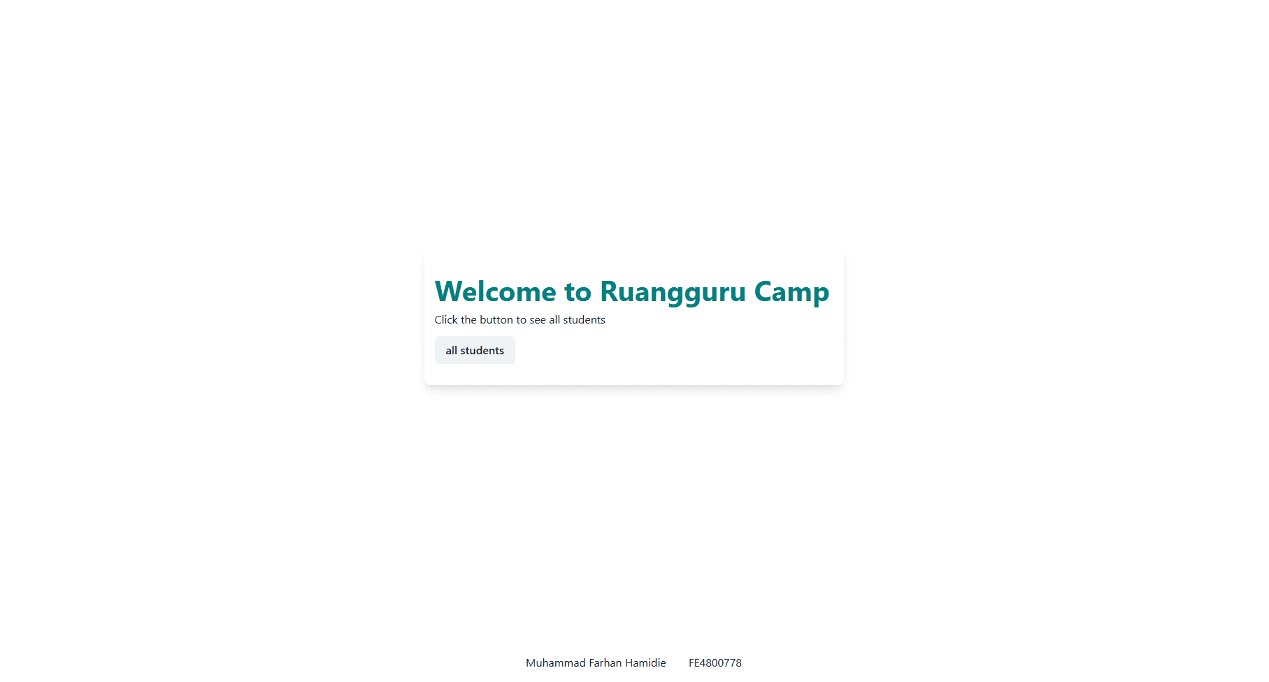 Final Project | MSIB 4 X Ruangguru